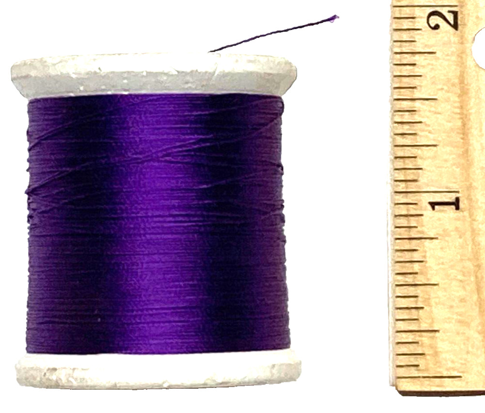 Gudebrod Nylon Thread Type D Purple 100-Yard Spool
