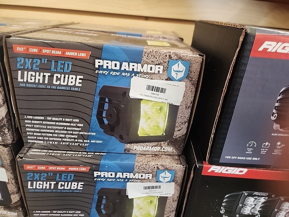 Polaris Pro Armor 2x2" Cube LED Spot Light