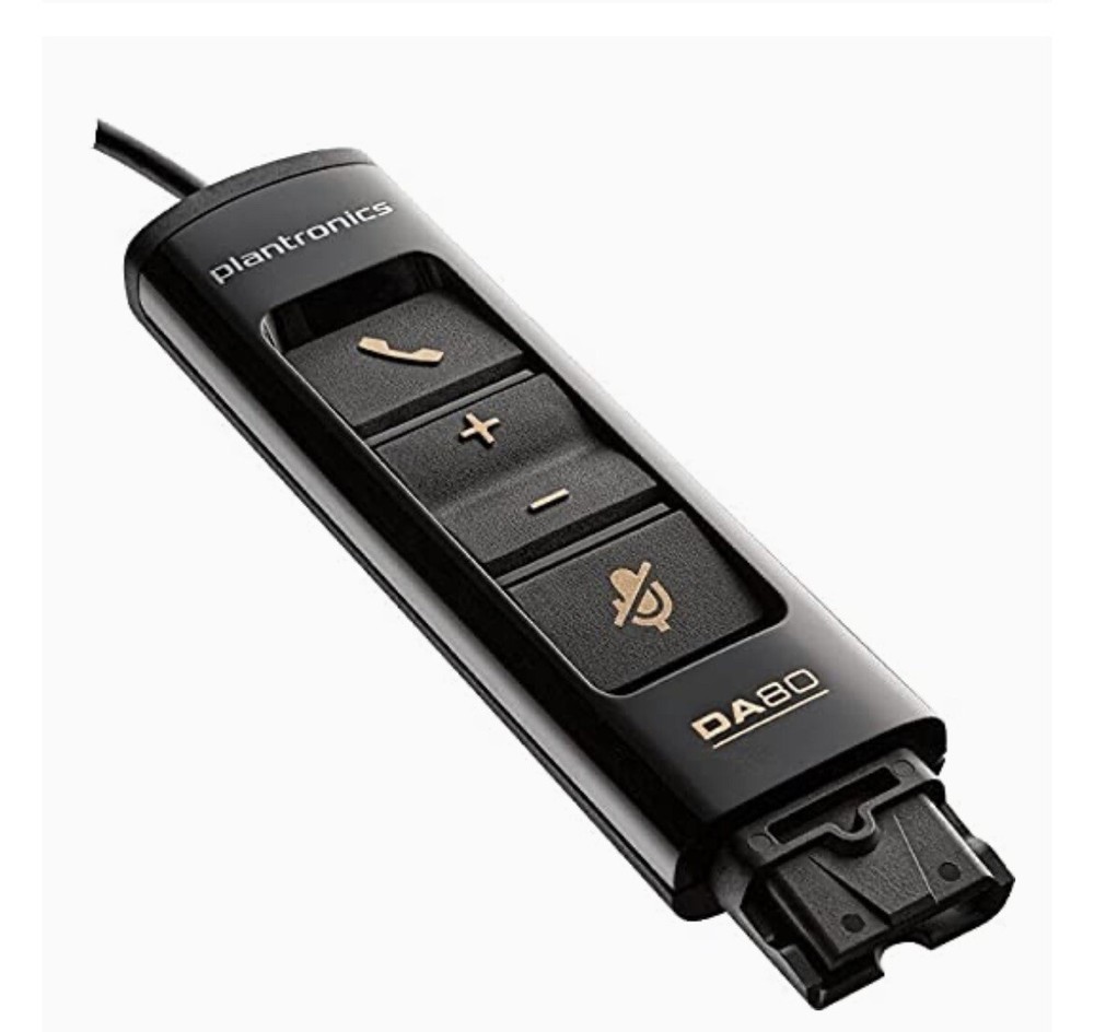 Plantronics DA80 USB Audio Processor Telephone Headset