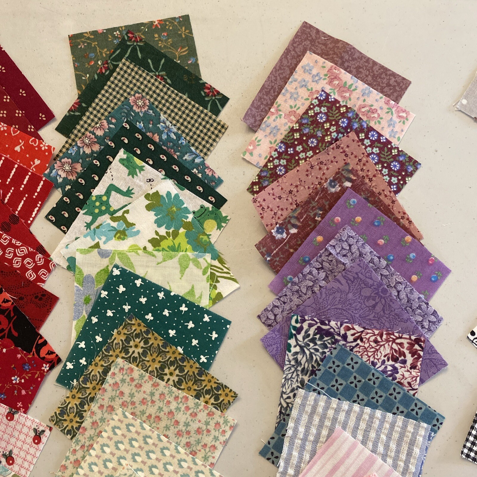 150 2.5 INCH (2.5” X 2.5”) QUILT SQUARES - Cotton Fabric Crafts Sew