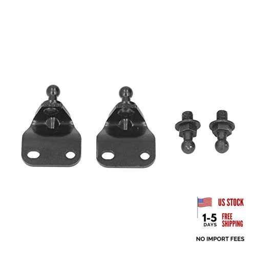 10MM Ball Stud Mounting Bracket, 4 PCS Black Metal Ball Stud Mounting Bracket