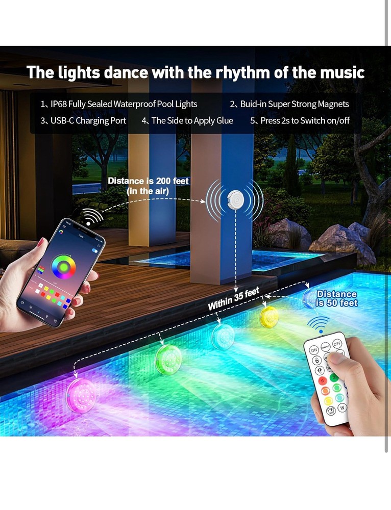 Luces De Piscina