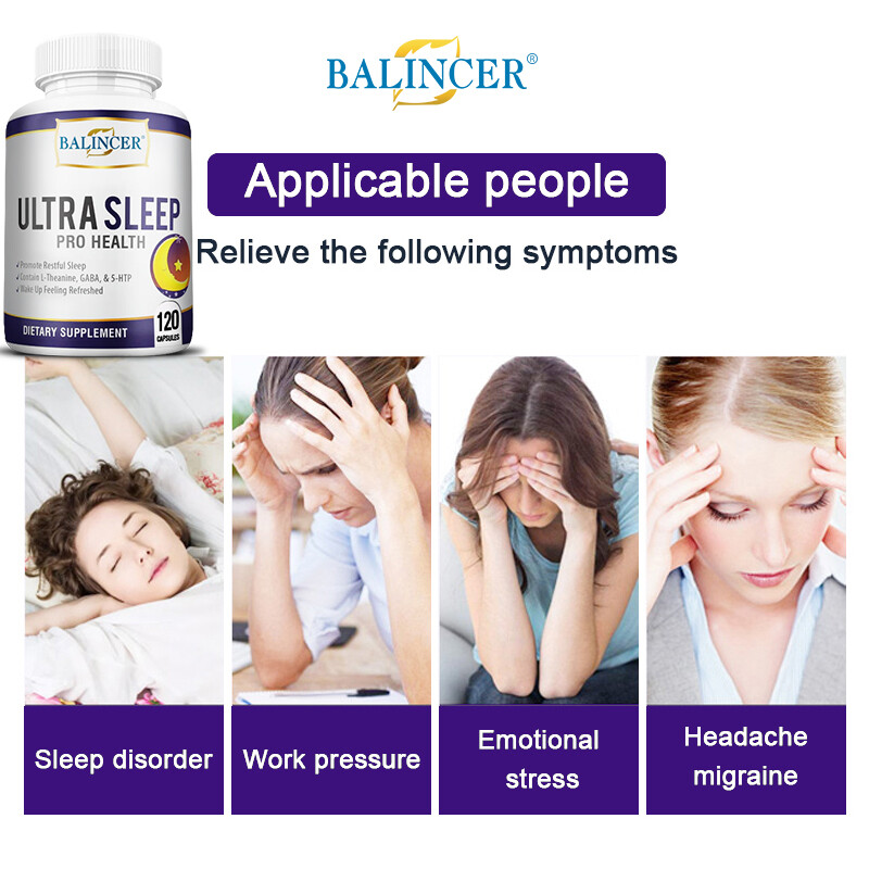 Sleep Support Improve Quality Fall Asleep Quickly Emotional Stability 120 Count