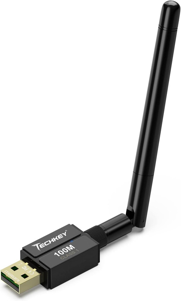 Long-Range USB Bluetooth 5.3 Adapter – 328FT Wireless for PC, Mouse, Keyboard, H