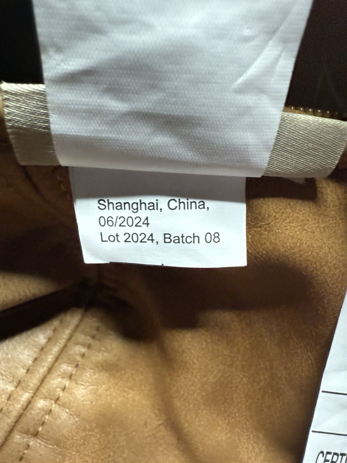 Pottery Barn Teen Faux Leather Caramel Bean Bag Chair Slipcover Only Large