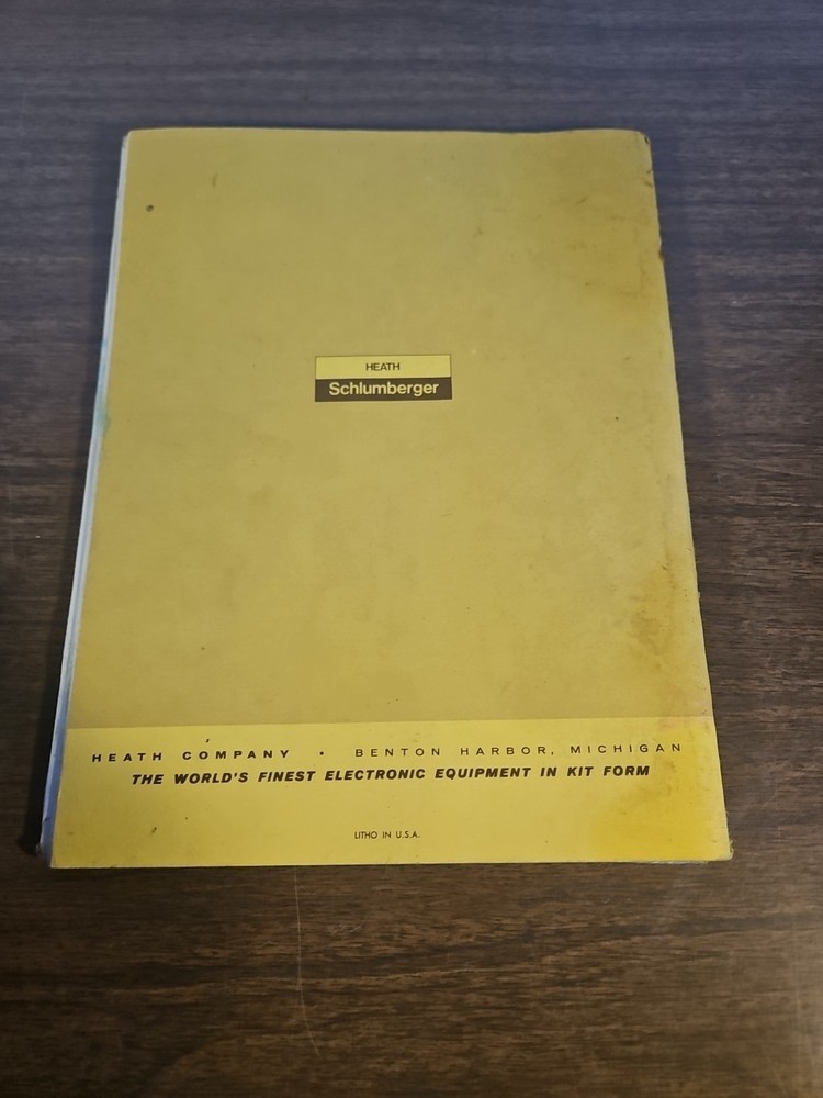 Heathkit Oscilloscope IO-4560 With Paperwork UNTESTED