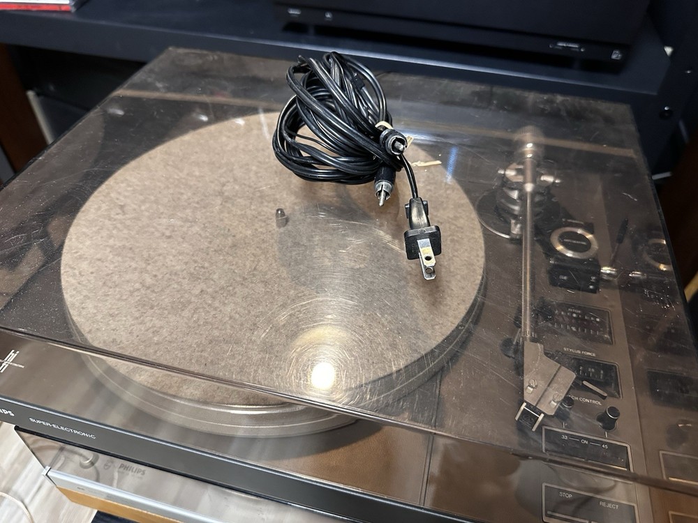 Philips Super-Electronic 877 Turntable - Tested/Working - Read Description