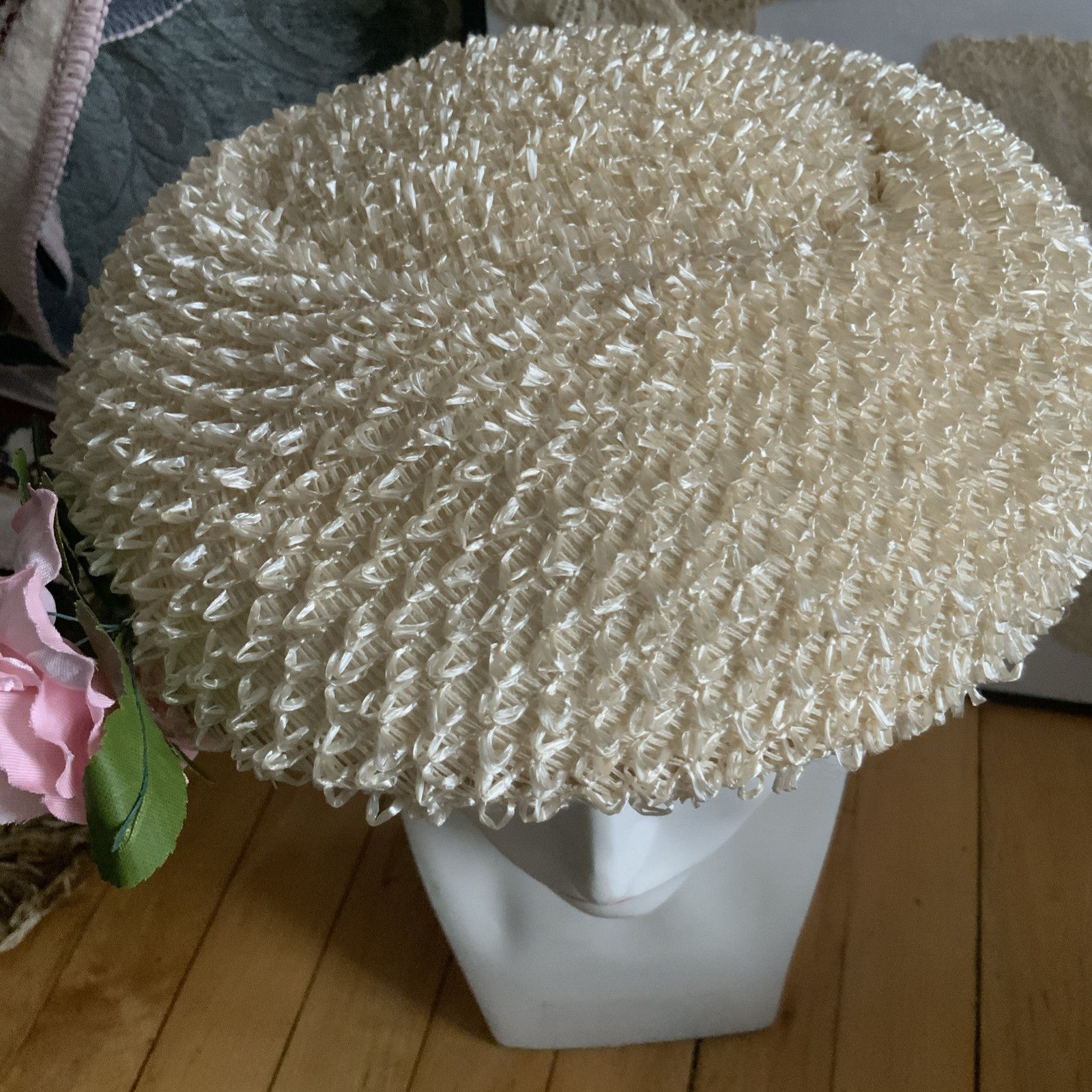 Vintage Wide Saucer Woman’s Hat In Hat! Derby Church