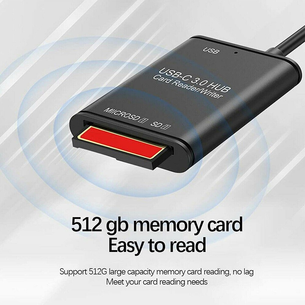 Lot USB C to SD Card Reader Writer OTG Adapter USB 3.0 Micro Memory Card Reader