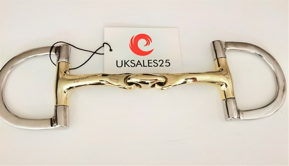 D-Ring 14MM Curved Turtle Angled MP Snaffle Bit (UKSALES25®)*SAME DAY DISPATCH*