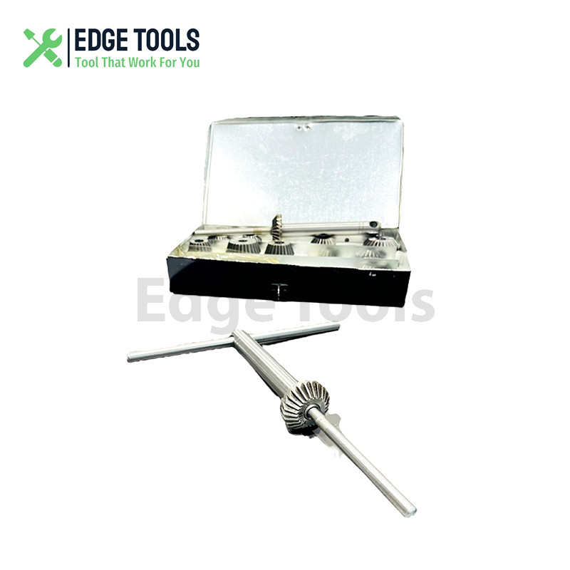 Engine Valve Seat Cutter Carbon Steel HCS Cutter Set 10 Pcs With Metal Box USA