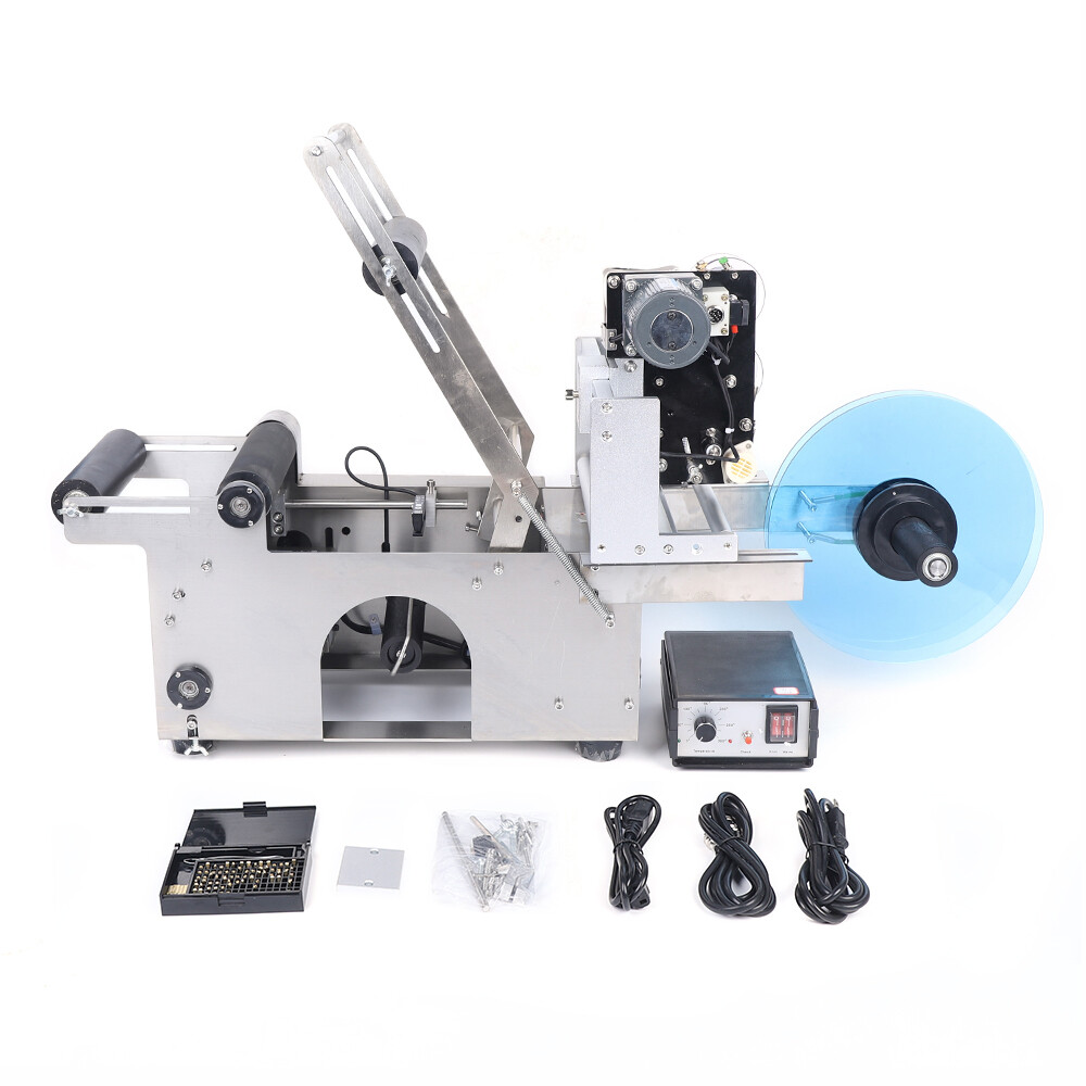 Bottles/Can Labeling & Coding Machine Semi-automatic Date/Tag Marking Device USA