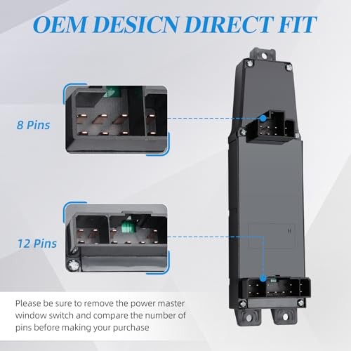 Power Window Switch Front Driver Side | OE 56049805AB Front Driver Side