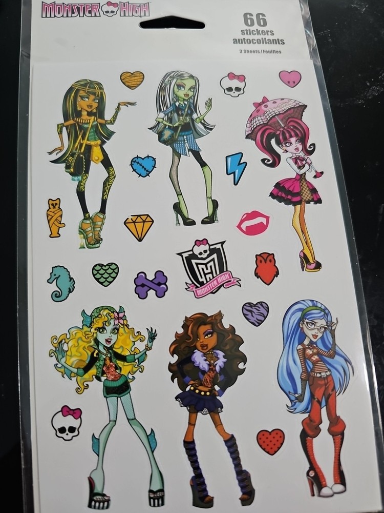 Kid Squad - Monster High - 66 Sticker Set