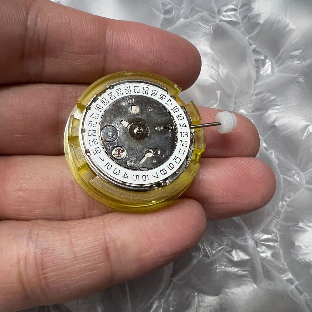 Automatic DG4813 Watch Mechanical Movement Silver Plated 3 Hands Date At 3'