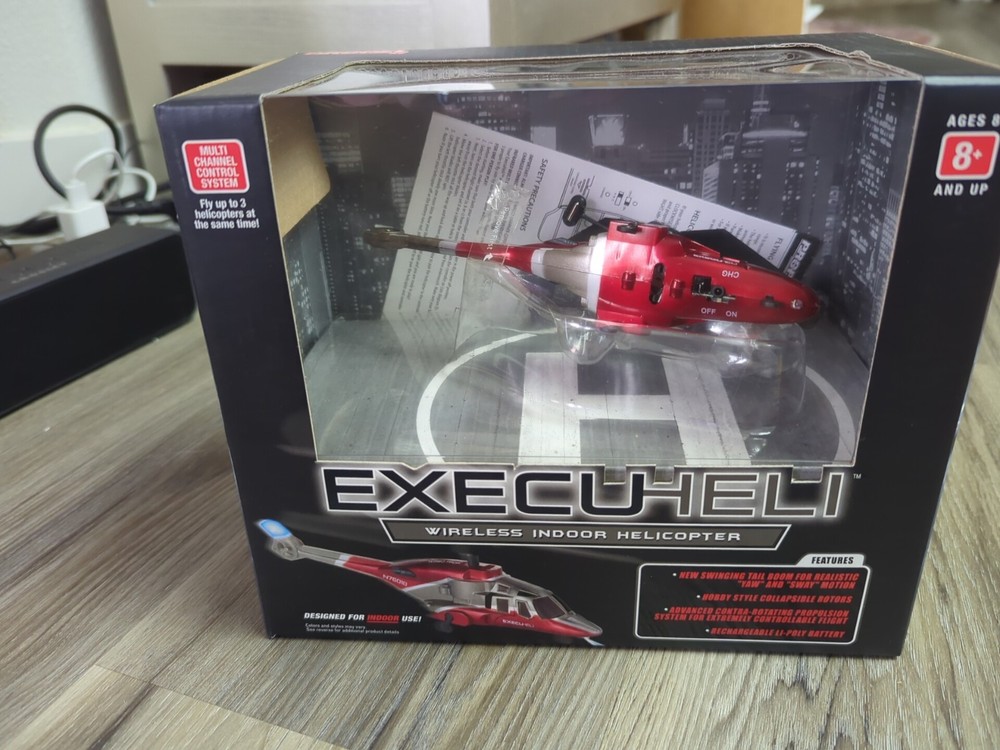 🚁🚁Execuheli Wireless Indoor Helicopter NIB🚁🚁