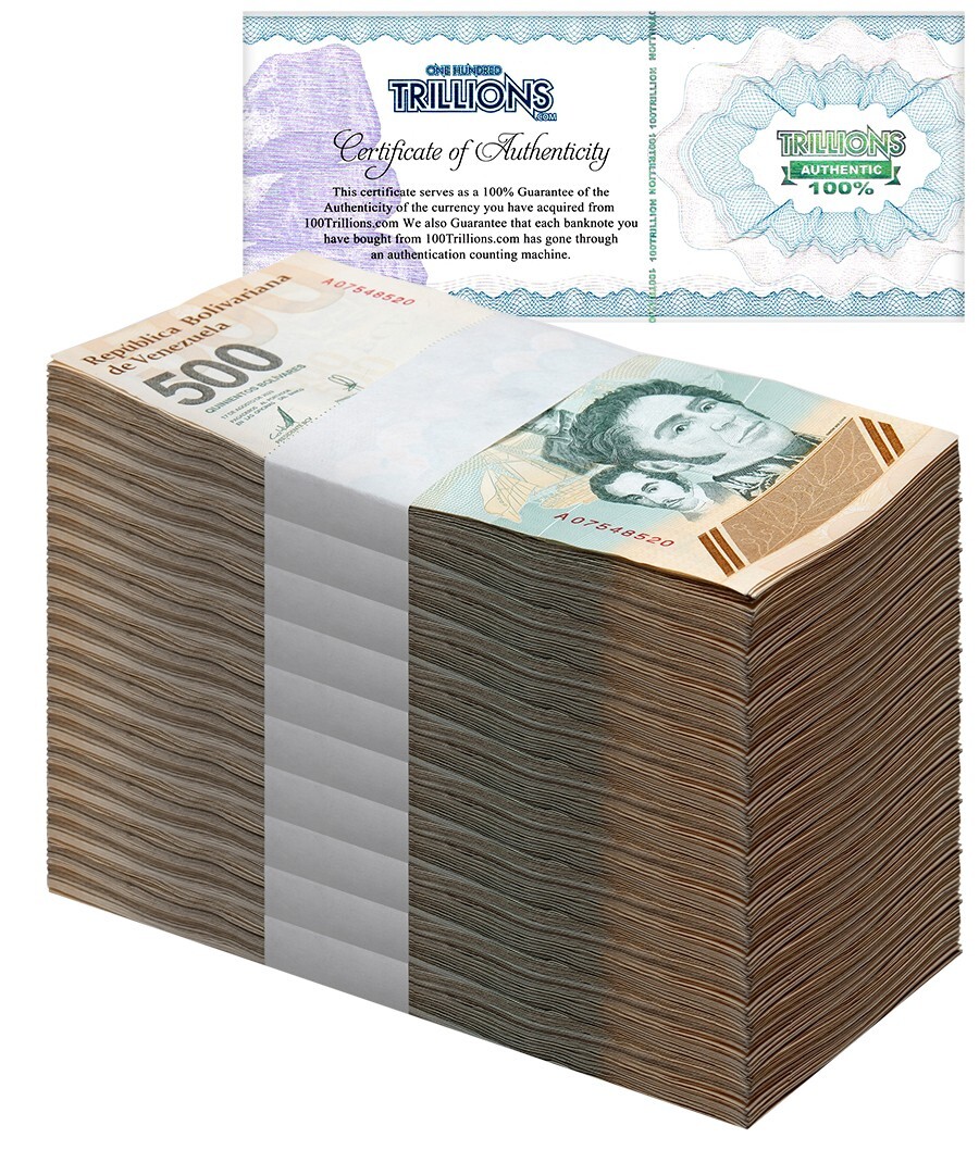 VENEZUELA 500 DIGITALES qty. 20 2023/2024 CIR 10 billion bolivars USA SELLER