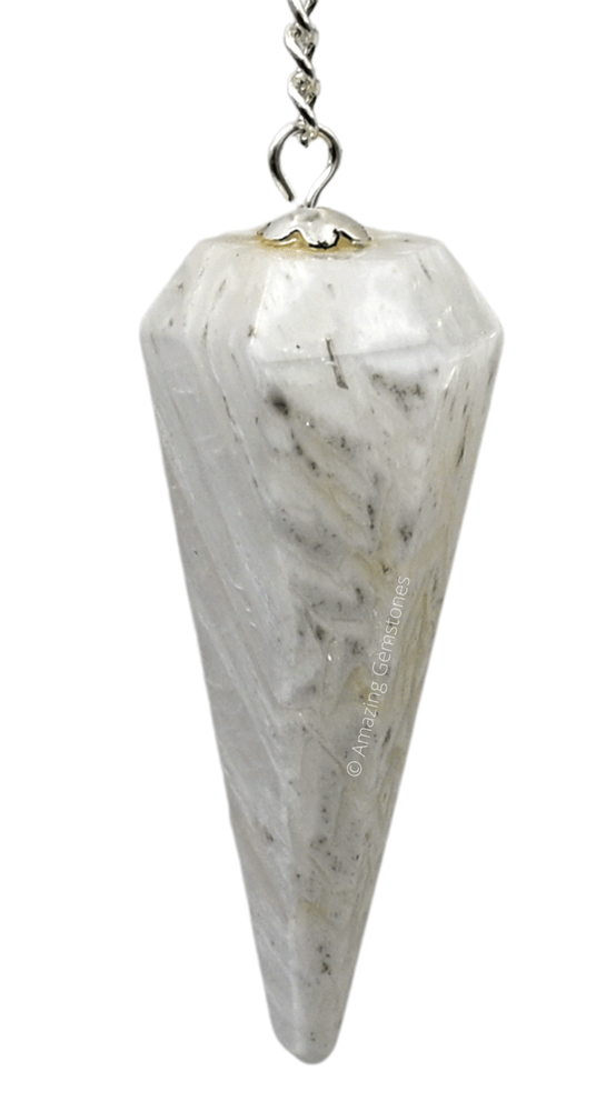 Scolecite Dowsing Crystal Pendulum