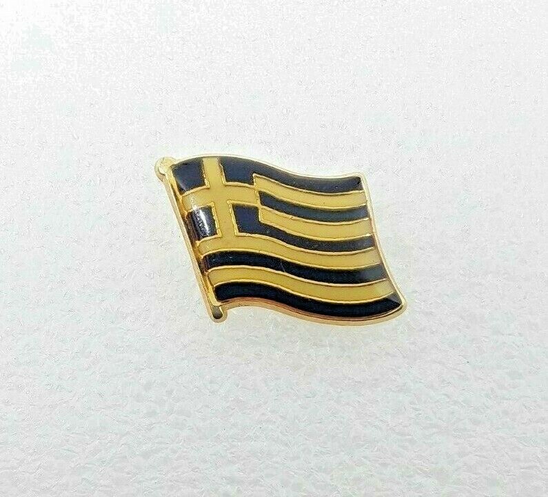 Greece Flag Lapel Hat Pin