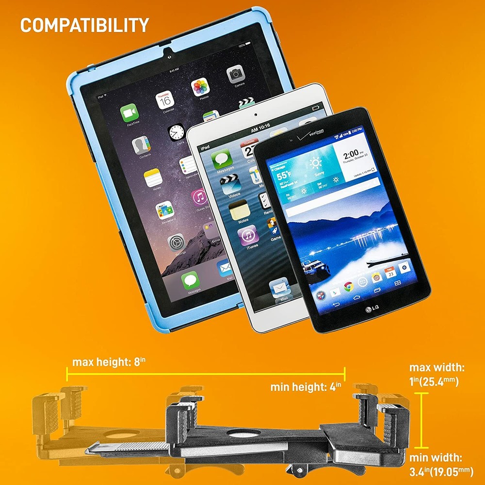 iBOLT TabDock Suction Cup Extender -Holder /Mount for Your Windshield , Dashboar