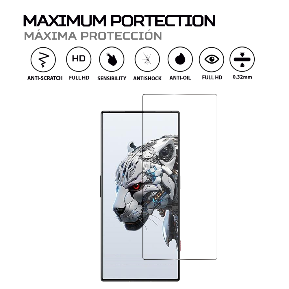 ANTISHOCK Screen protector for Nubia Red Magic 8s Pro