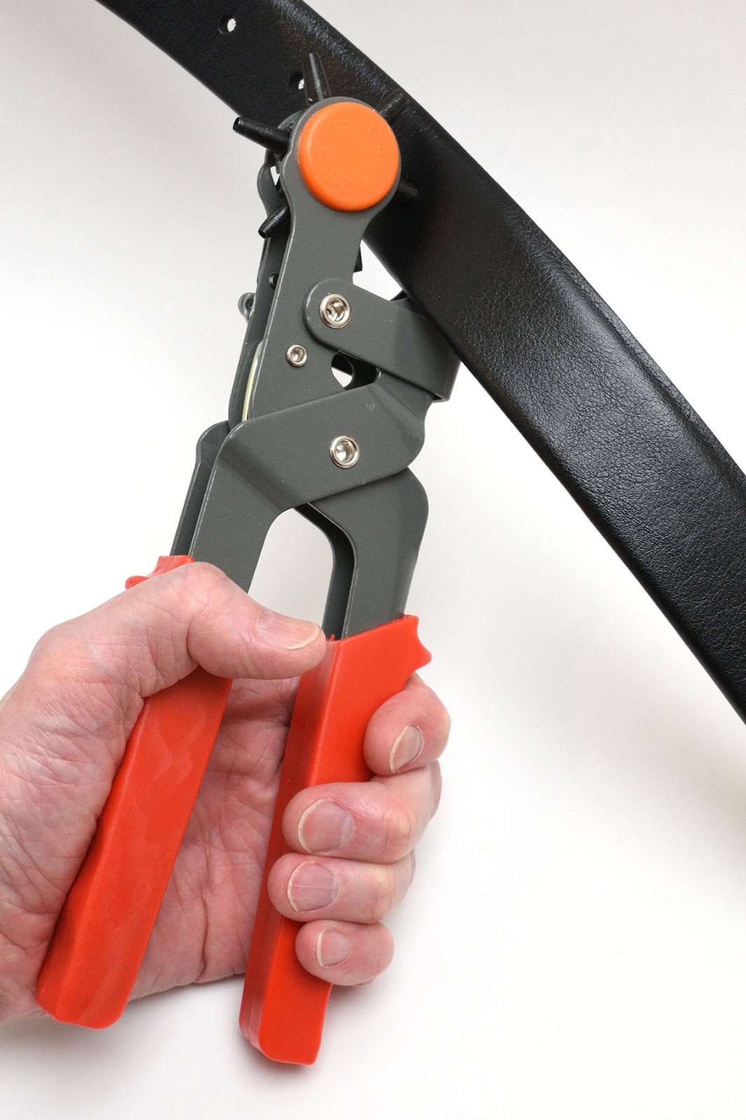 Leather Hole Punch Heavy Duty 6 Sized Holes 9-1/2" Hand Pliers Belt Punches