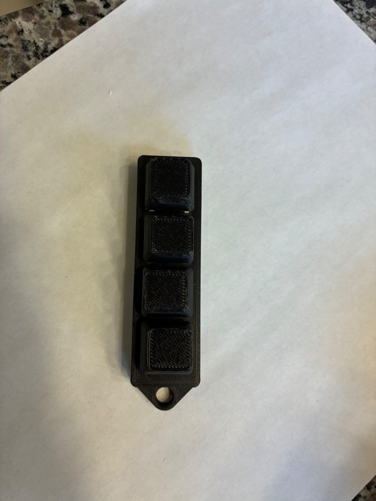 Fidget mini keyboard creamy version