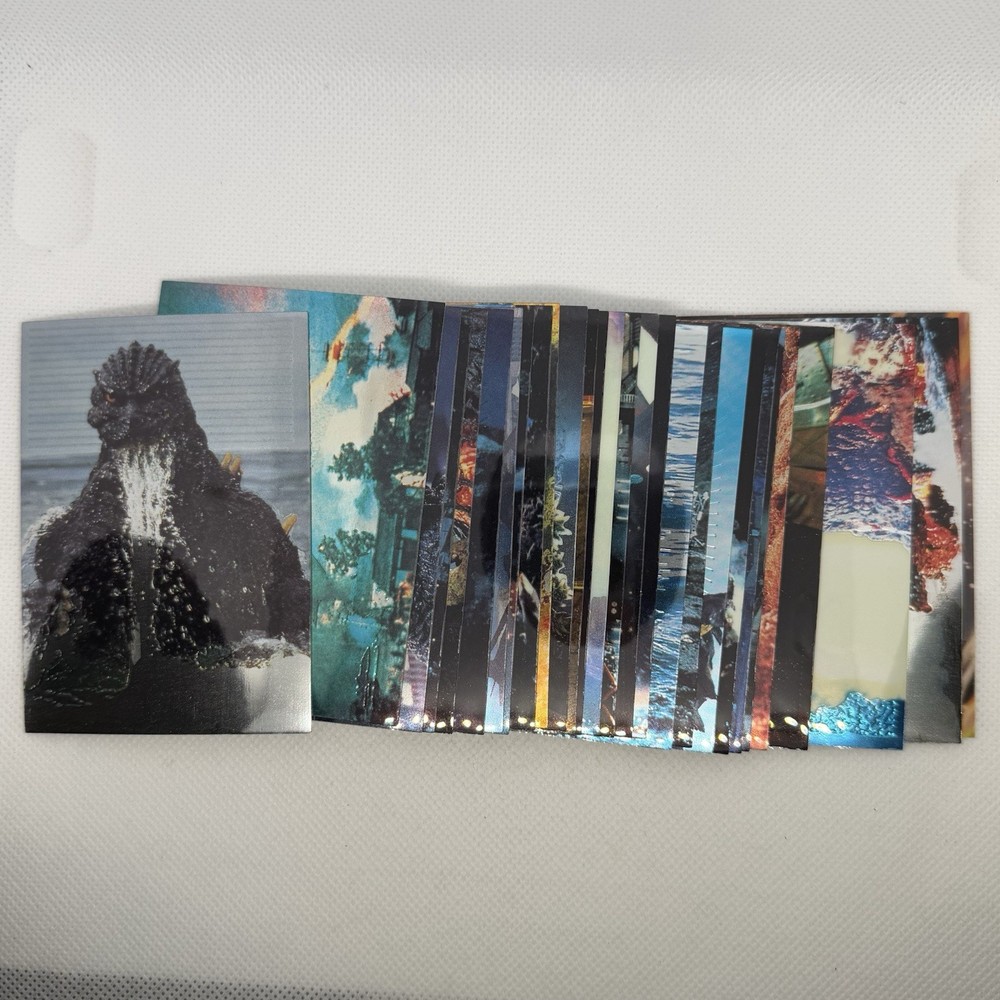 GODZILLA CHROMIUM SET JPP/AMADA 1996 COMPLETE SET (54 Cards) Includes Checklist