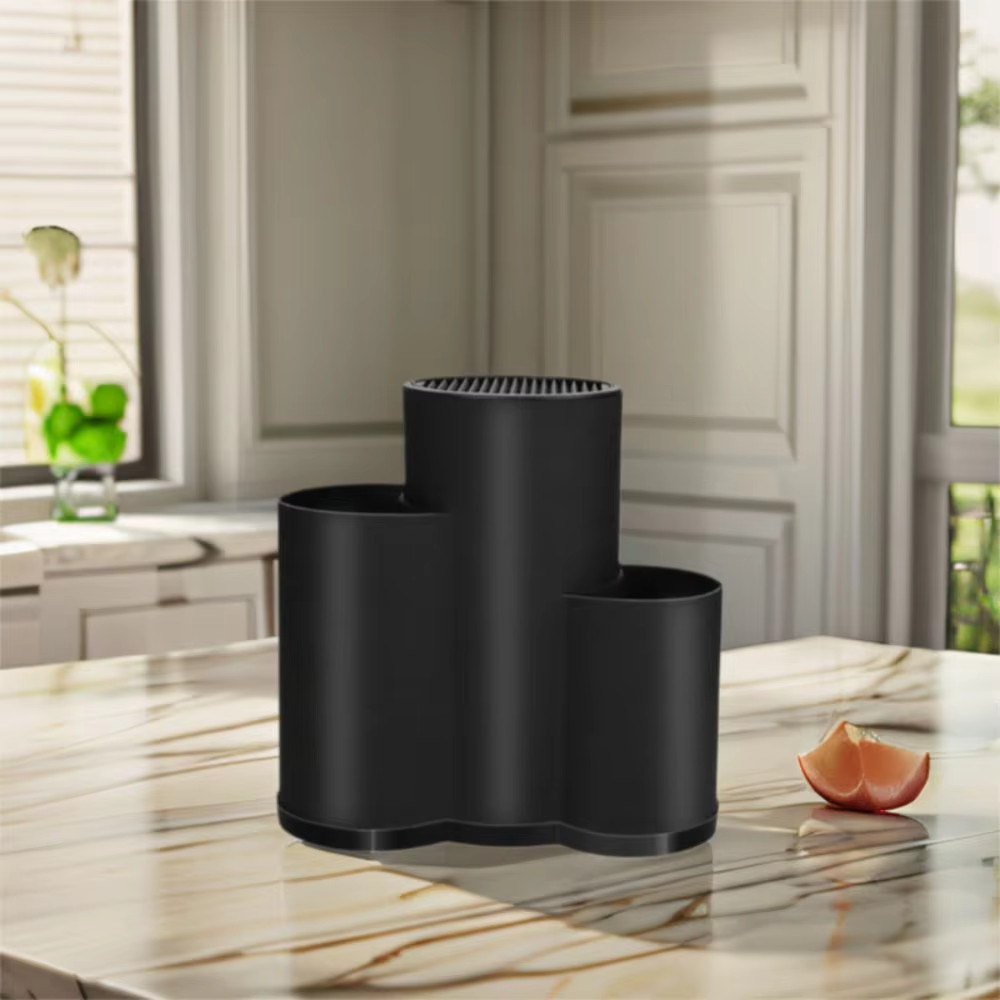 Multifunctional Universal Knives Holder 2/3 Grid Plastic Kitchenware Drain Rack