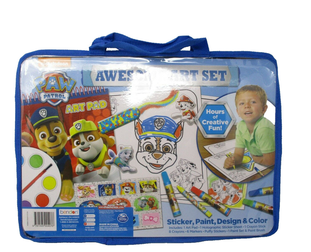 Bendon Nickelodeon Paw Patrol Awesome Art Set