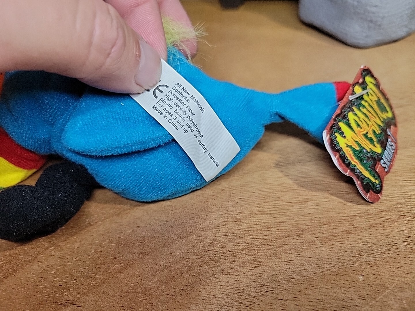 New MEANIES BEANBAG PLUSH SERIES 1 Hurley the Pukin' Toucan IDEA FACTORY 1997