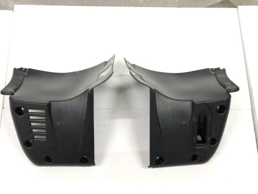 BMW E39 M5 L+R PP plastic FRONT form M BUMPER SPLASH PANEL pork chops 2pc
