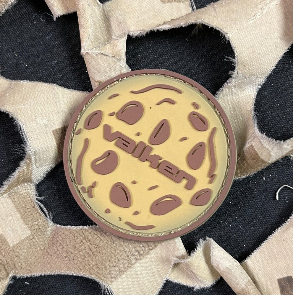 NEW Valken Tactical Rubber Self Fastener Patch - Cookie (95522)