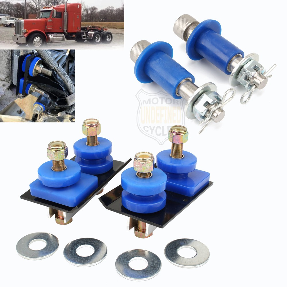 Engine Hood Hinge Pivot Bushing & Mounting Bolt Kits For Peterbilt 379 Replace