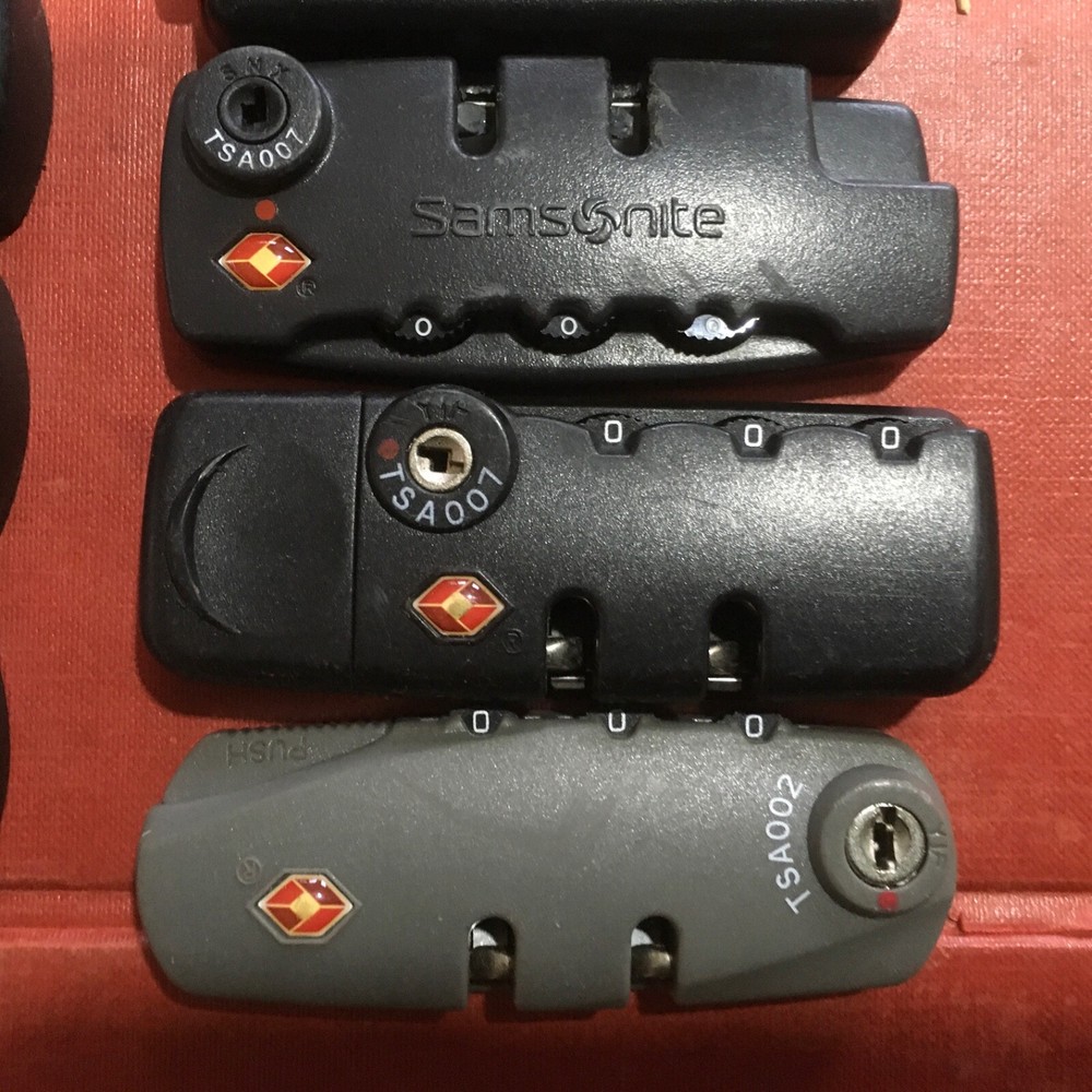 TSA combination SUITCASE lock USED replacement SPARE part PLUS free UK delivery