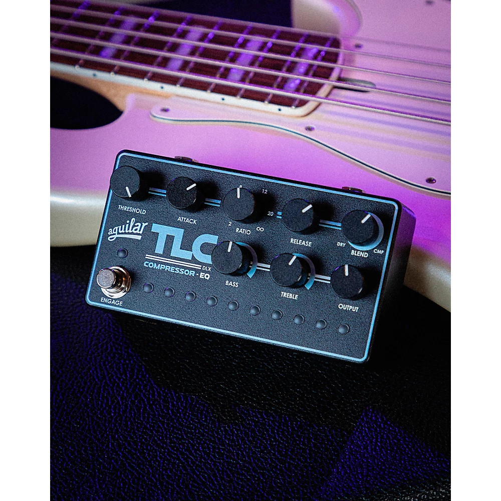 Aguilar TLC Compressor EQ DLX Pedal - Black