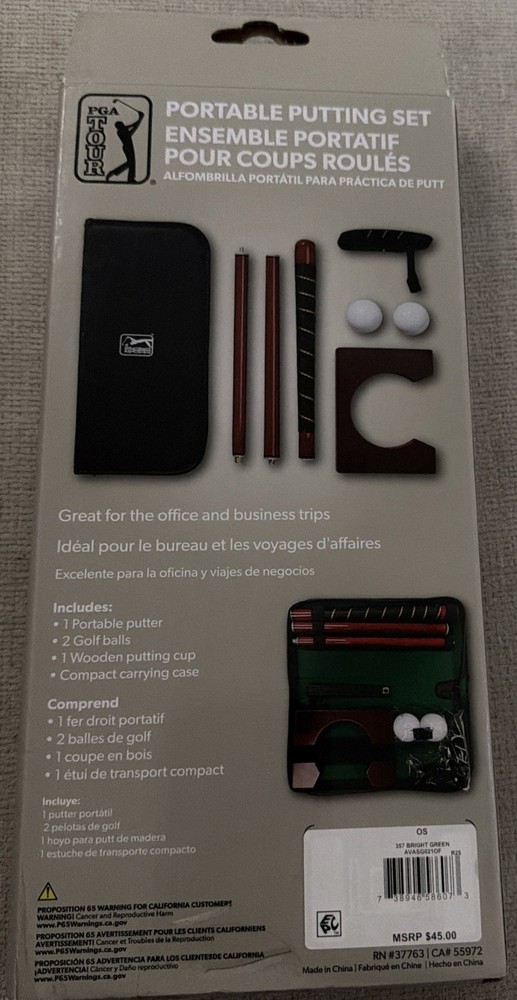 PGA Tour - Portable Putting Set