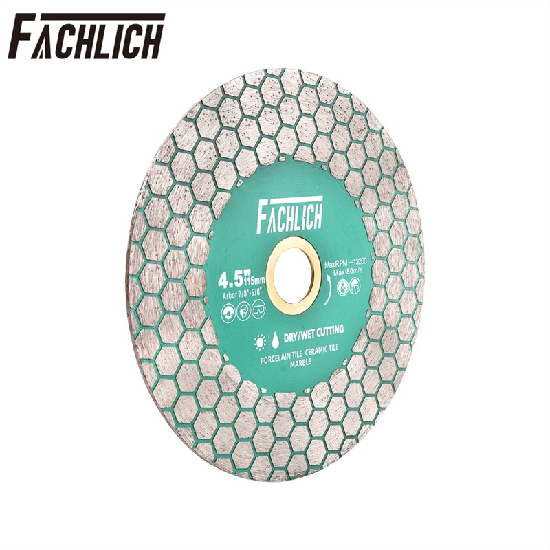 FACHLICH 1pc 115mm Hex-shape Segment Cutting Grinding Disc for Porcelain Tile