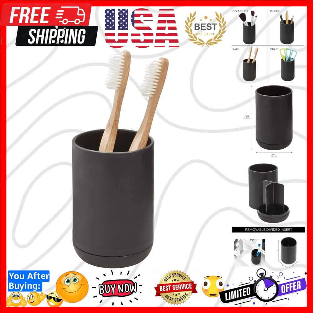 Toothbrush Holder for Normal Toothbrushes, Spin Brushes, and Toothpaste, The ...