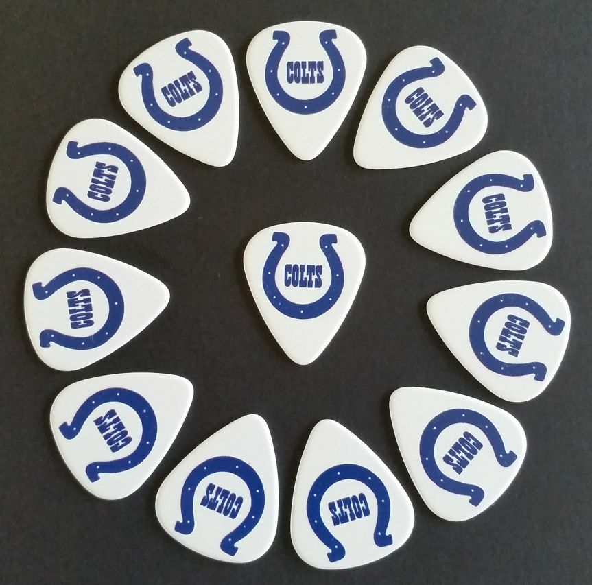 Indianapolis Colts Guitar Picks (12 picks) - (Buy 2, save 50% on 2nd)