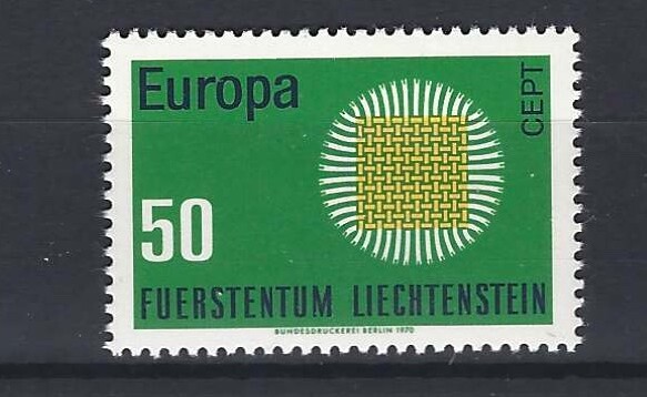 Liechtenstein 1970 Europe  MNH  (a680b)