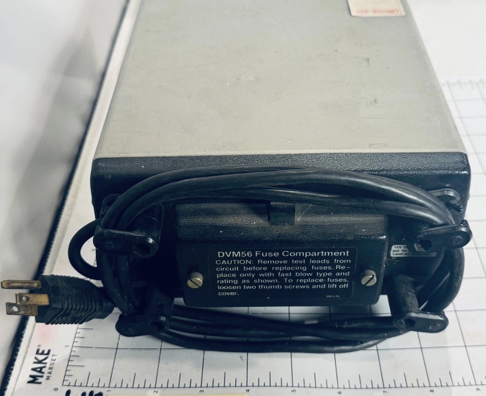 Sencore DVM56 MicroRanger Digital Multimeter Auto-Ranging Bench Meter Tested