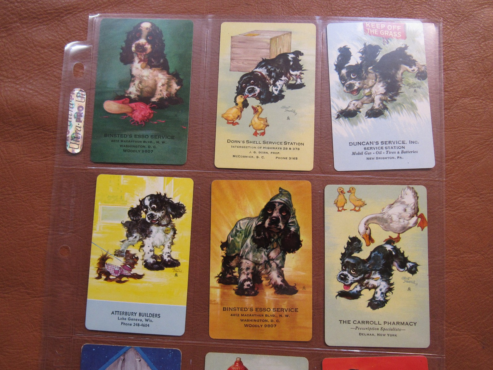 Lot 9 Staehle Butch Advertising Swap Playing Cards #6