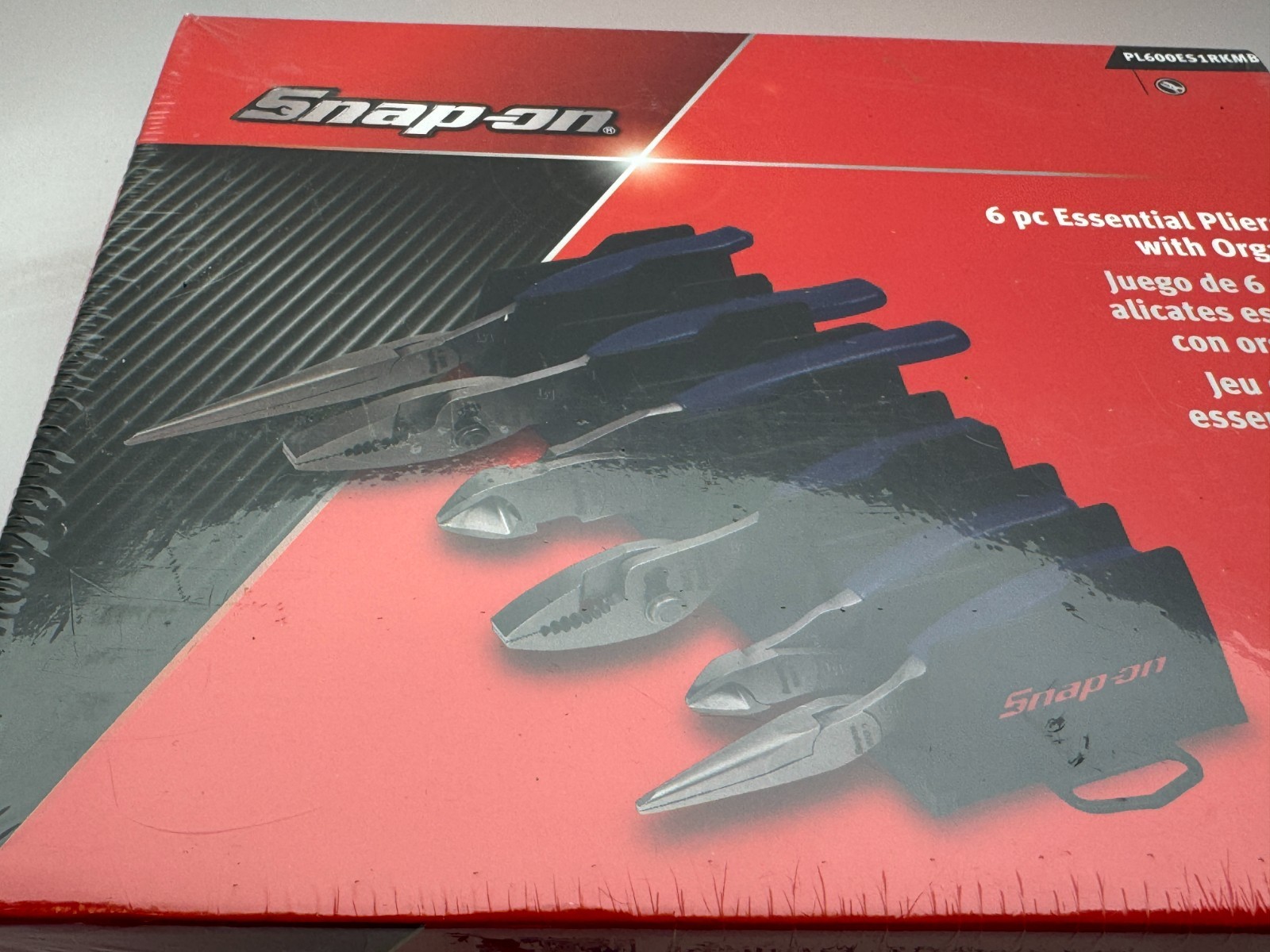 Snap-on NEW RARE Power Blue 6-Pc Essential Pliers/Cutters Set PL600ES1RKMB