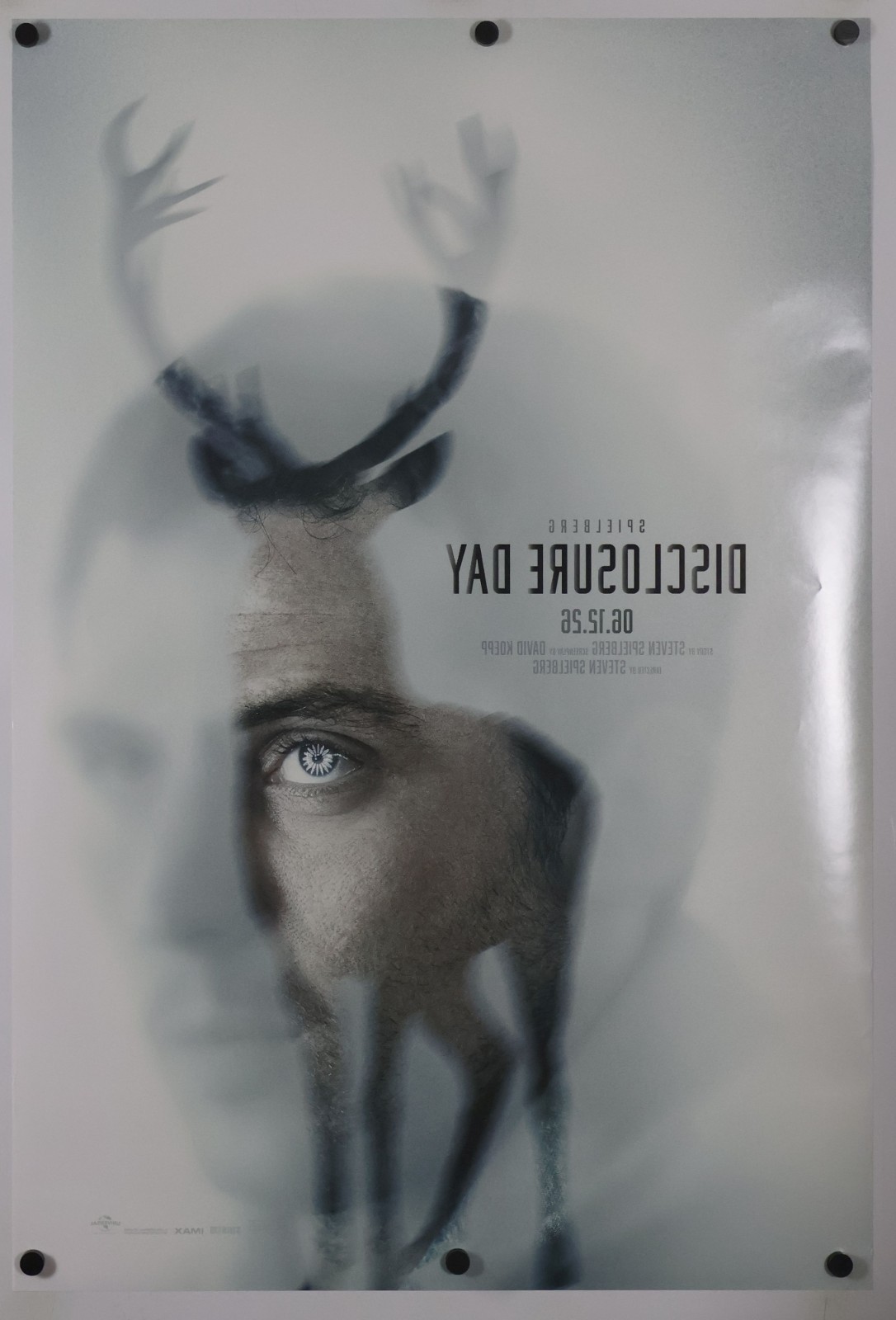 Disclosure Day - original DS movie poster D/S 27x40 2026 Spielberg Adv Set of 2