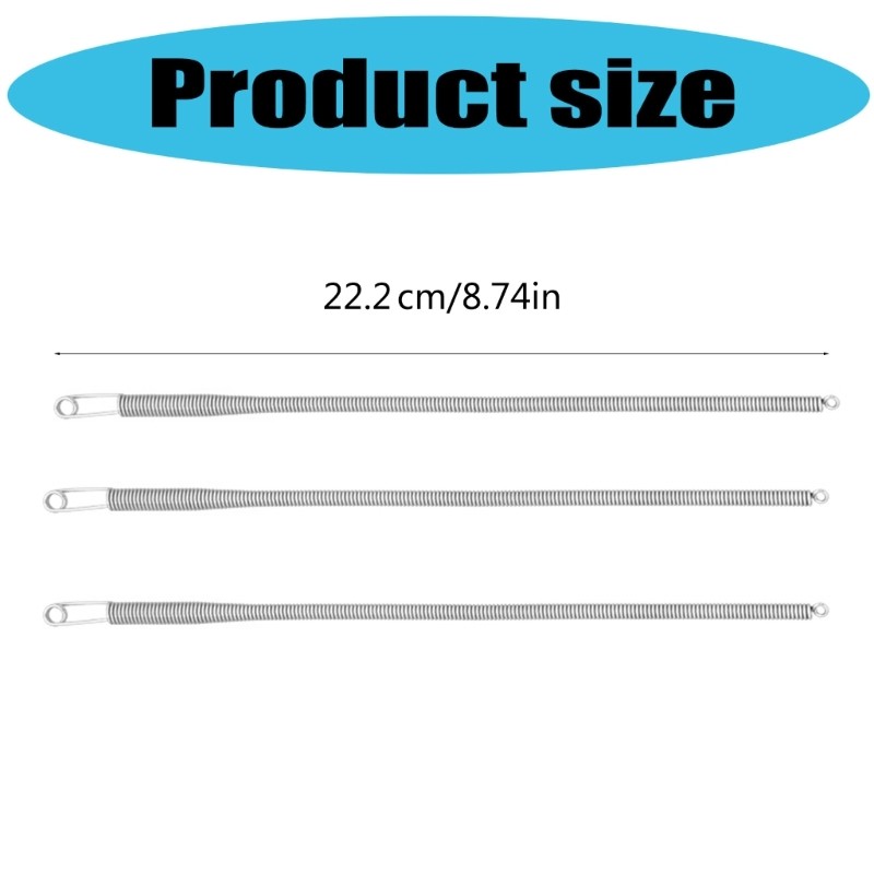 Pack of 10 Spring Drawstring Threader Stainless Steel Drawstring Threader