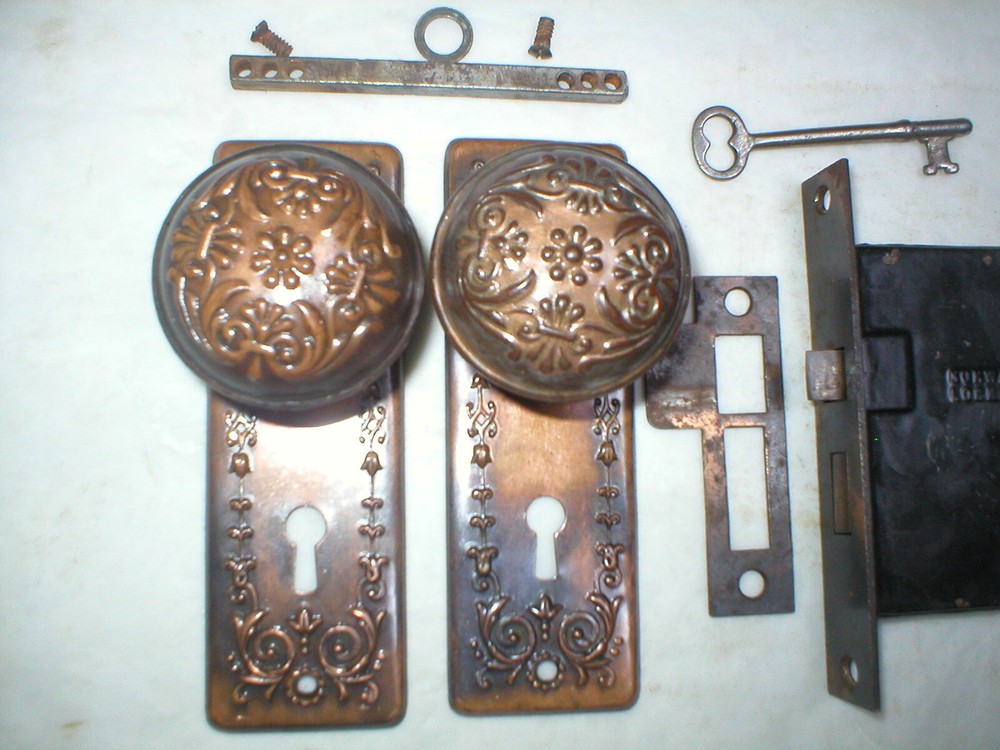 Antique Victorian Era Door Hardware