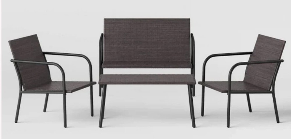 Room Essentials 4 Piece Wicker Patio Set