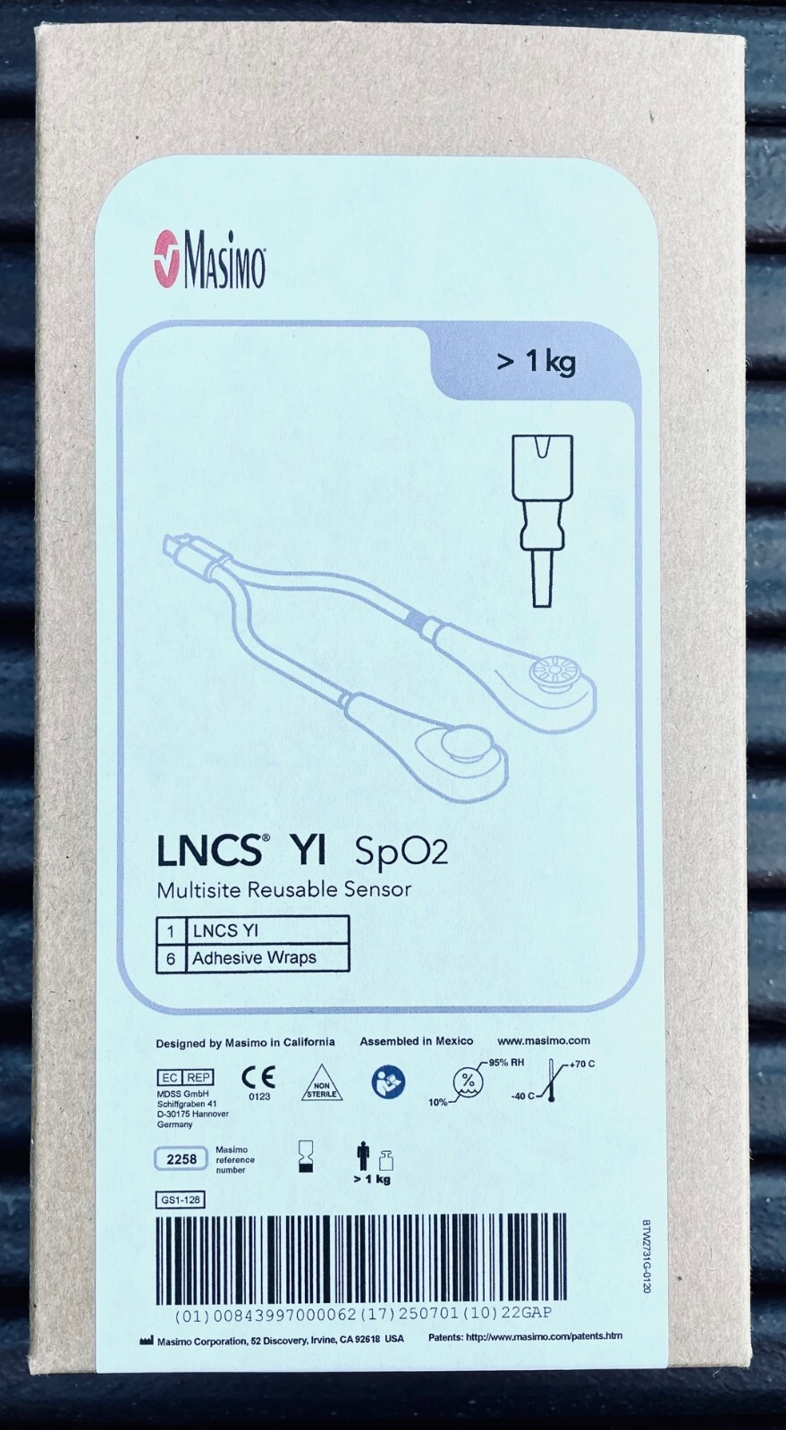 Masimo LNCS YI SPO2 (2258) - Multisite Reusable Sensor