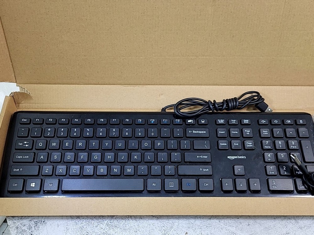 AMAZONBASICS HK3069 B00B7GV802 Wired Keyboard and Mouse Bundle SEE NOTES